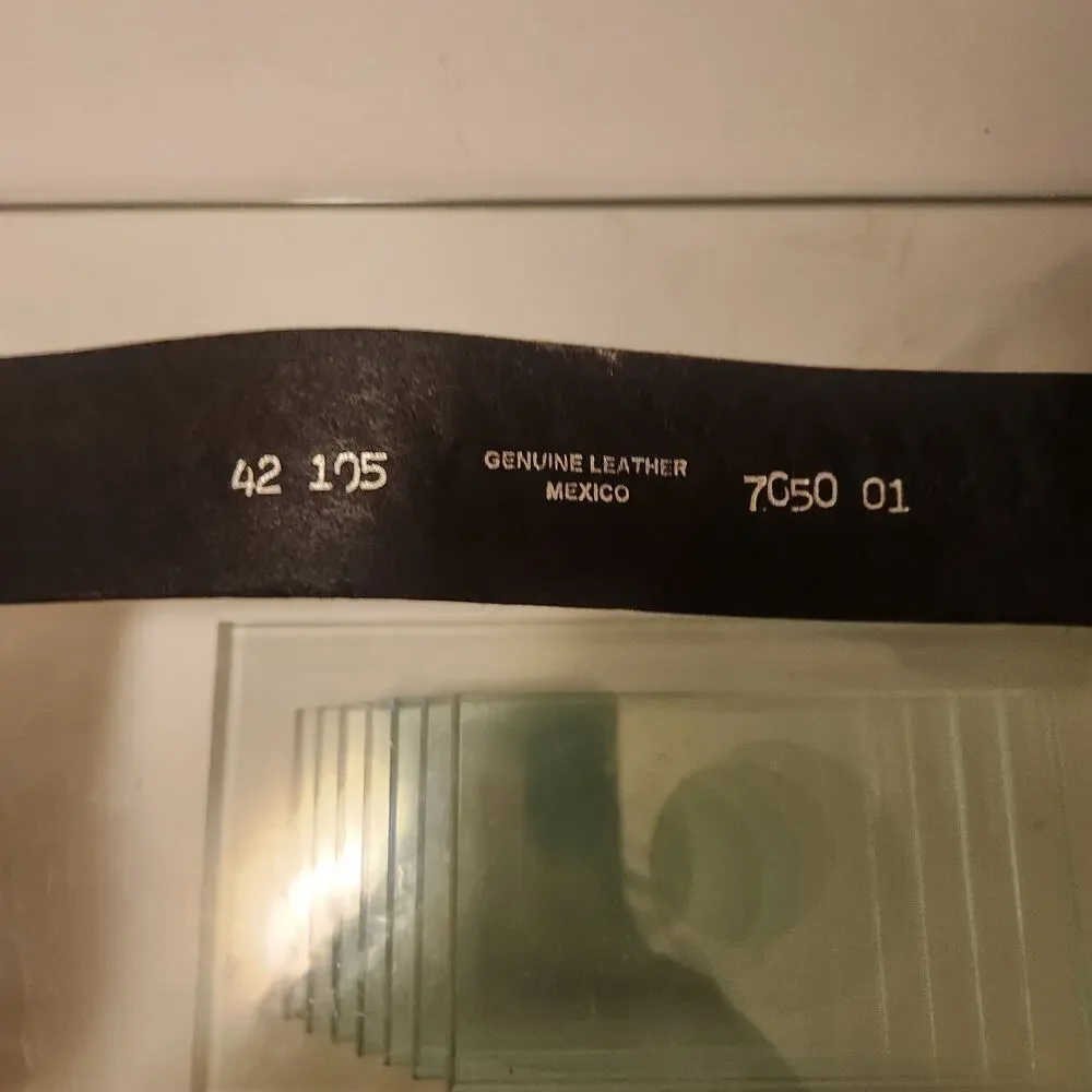 Leather Made in Mexico black 47